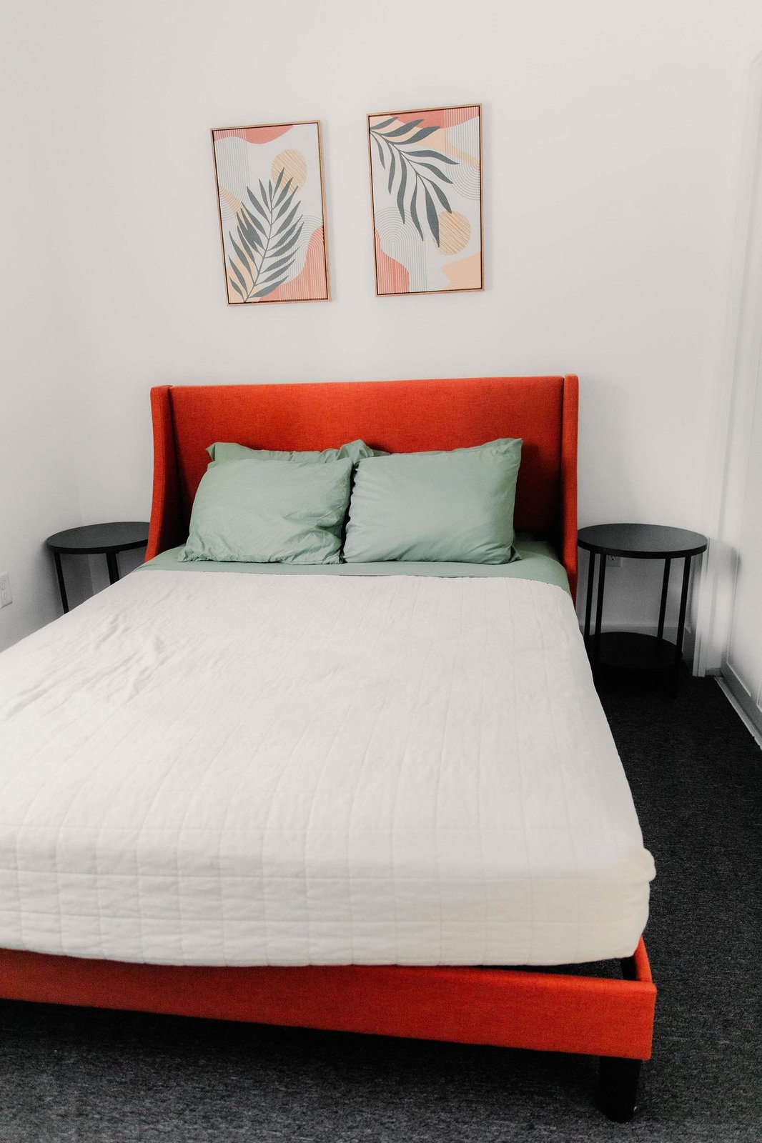 Queen bedroom at Cornerstone Cabin